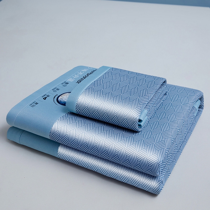 91家纺网 家纺一手货源 找家纺 （总）义博家纺 2026新款碳光提花冰丝席床席款床单款