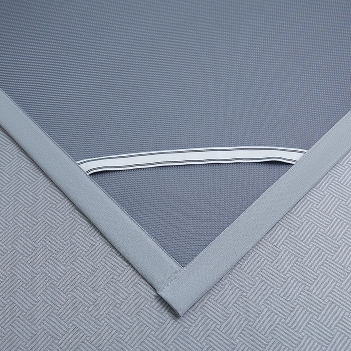 91家纺网 家纺一手货源 找家纺 义博家纺 2026新款碳光提花冰丝席床席款床单款 饼干格 梦灰