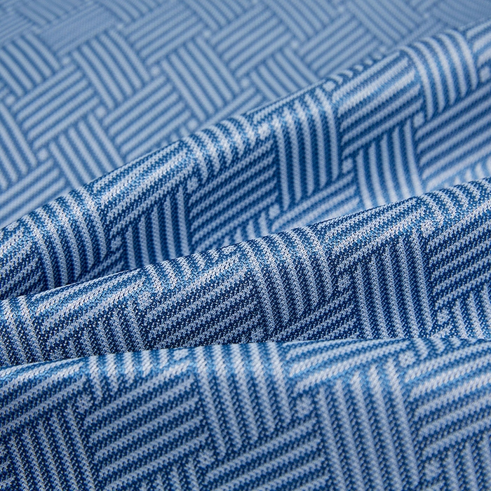 91家纺网 家纺一手货源 找家纺 义博家纺 2026新款碳光提花冰丝席床席款床单款 饼干格 冰蓝