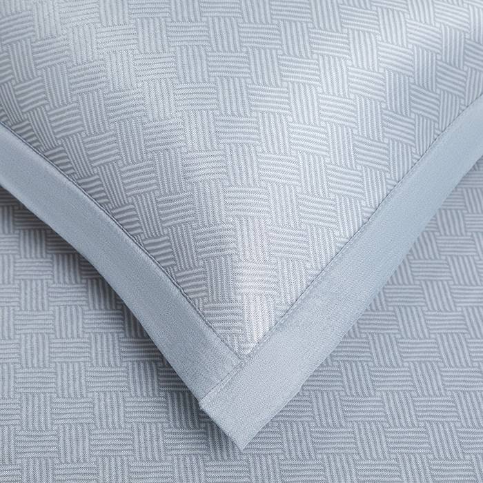 91家纺网 家纺一手货源 找家纺 义博家纺 2026新款碳光提花冰丝席床席款床单款 饼干格 梦灰