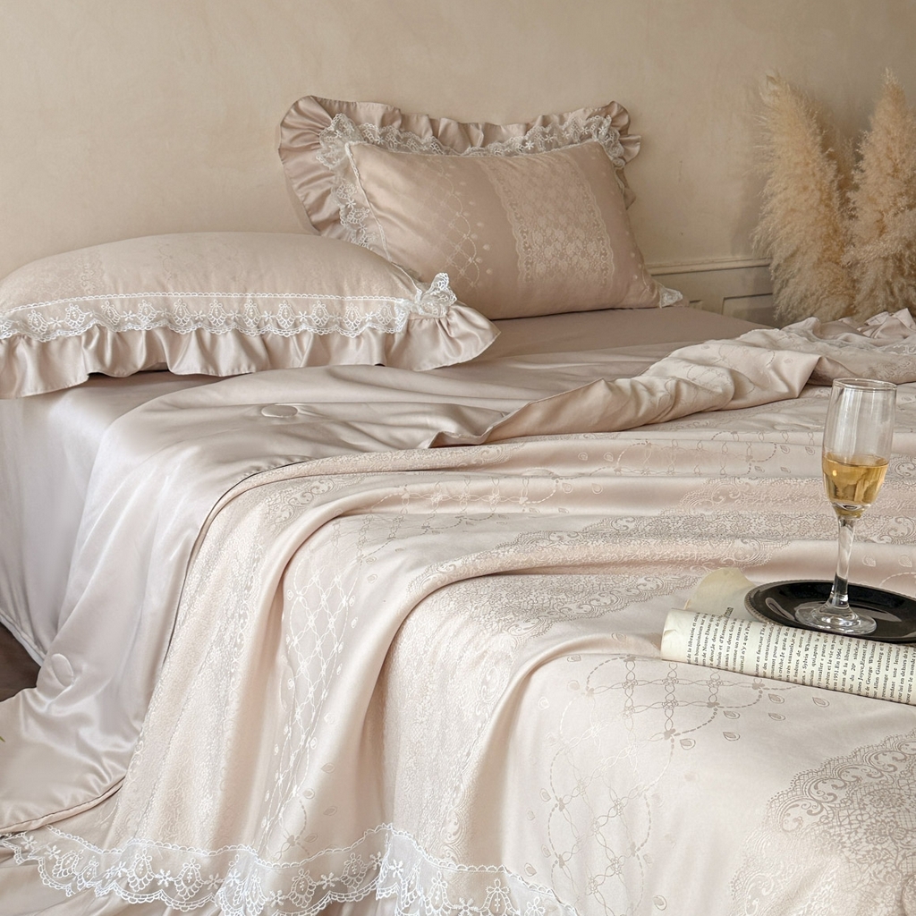 91家纺网 家纺一手货源 找家纺 （总）首尔家纺 2026春夏新款水洗真丝冰丝夏被夏凉被空调被