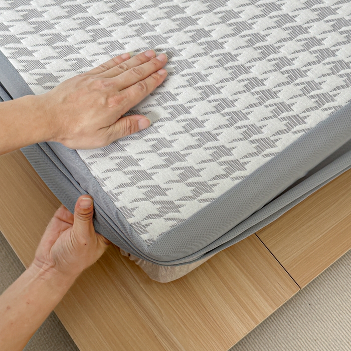 91家纺网 家纺一手货源 找家纺 柏薇 2026新款A类三层纱夹棉学生床笠 学生床笠-涵雁