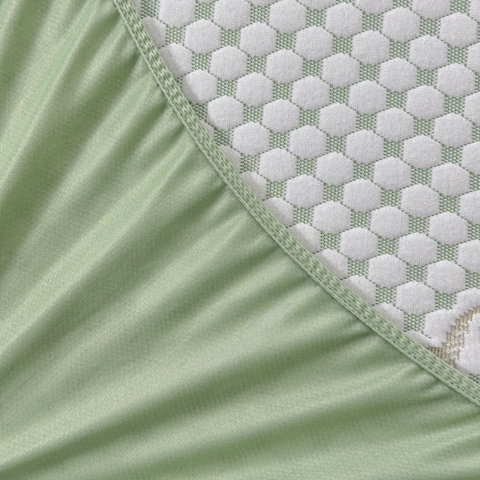 91家纺网 家纺一手货源 找家纺 柏薇 2026新款A类三层纱夹棉学生床笠 学生床笠-素雅