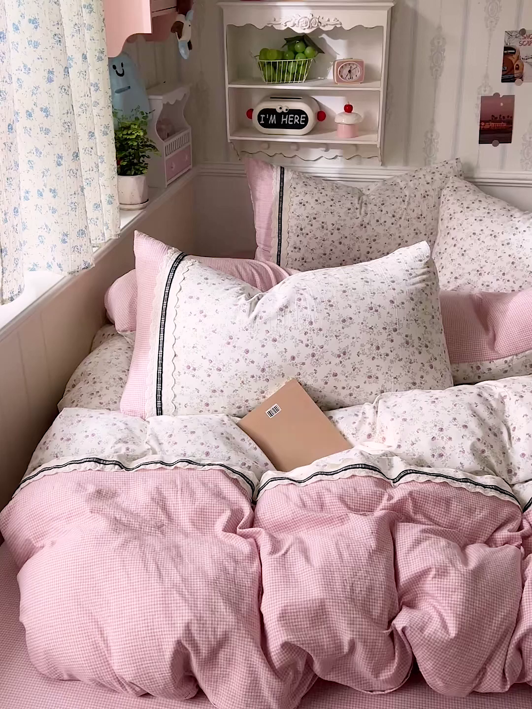 91家纺网 家纺一手货源 找家纺 （总）韩秀家纺 2026新款A类仿棉四件套超柔古法棉水洗棉法式花边床笠四件套（提供买家秀）