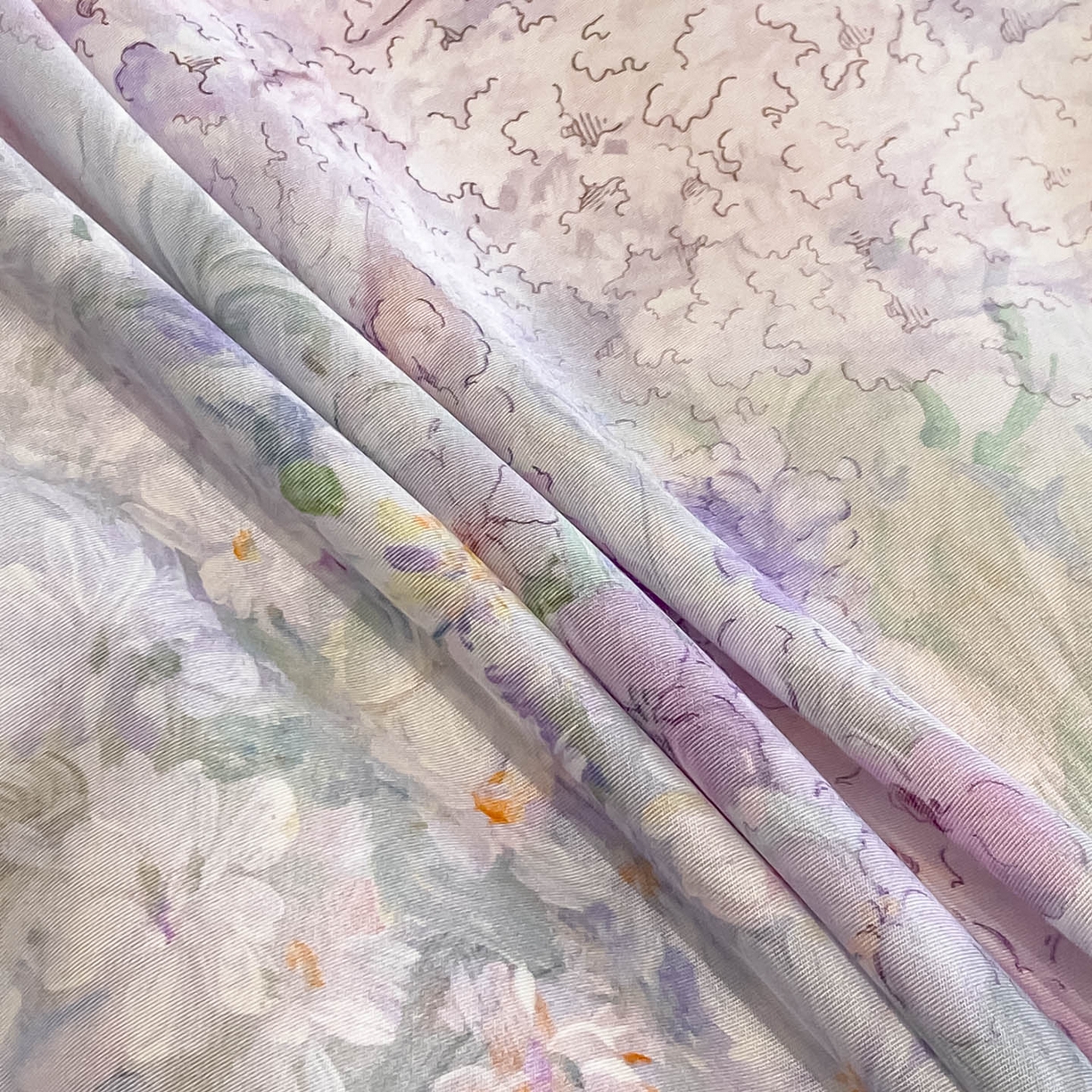 91家纺网 家纺一手货源 找家纺 博纳家纺 2026新款林间鹿语系列天丝四件套 林间鹿语-浅紫