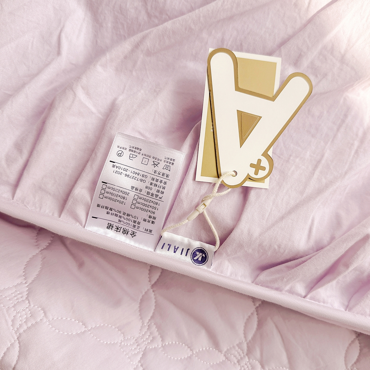 91家纺网 家纺一手货源 找家纺 佳笠家居 2026春夏新款A类韩版全棉水洗棉新疆棉花少女风床裙单件床裙单品单床裙-床拍图 床裙款-星空紫