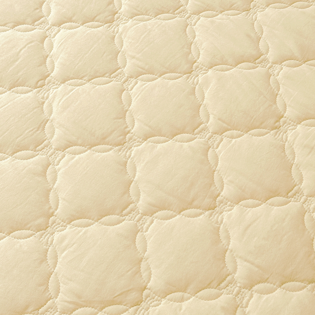 91家纺网 家纺一手货源 找家纺 佳笠家居 2026春夏新款A类韩版全棉水洗棉新疆棉花少女风床裙单件床裙单品单床裙-床拍图 床裙款-象牙黄