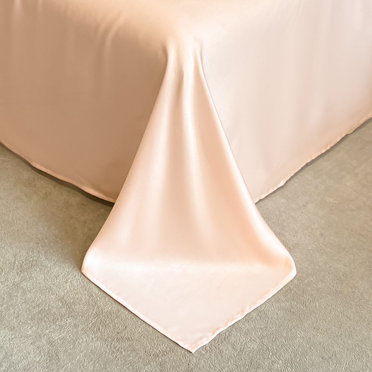 91家纺网 家纺一手货源 找家纺 博纳家纺 2026新款林间鹿语系列天丝四件套 早春-珍珠粉