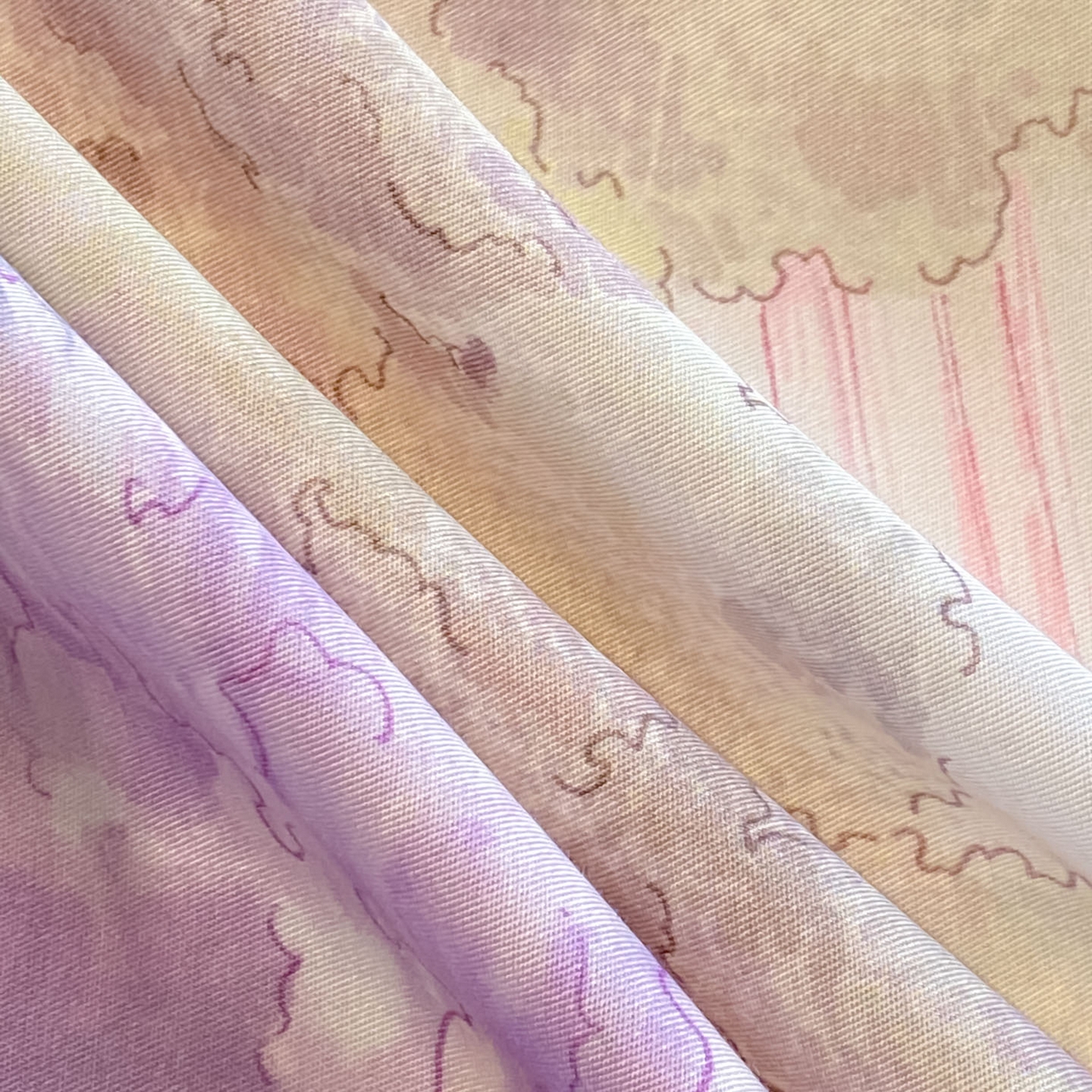 91家纺网 家纺一手货源 找家纺 博纳家纺 2026新款林间鹿语系列天丝四件套 早春-珍珠粉