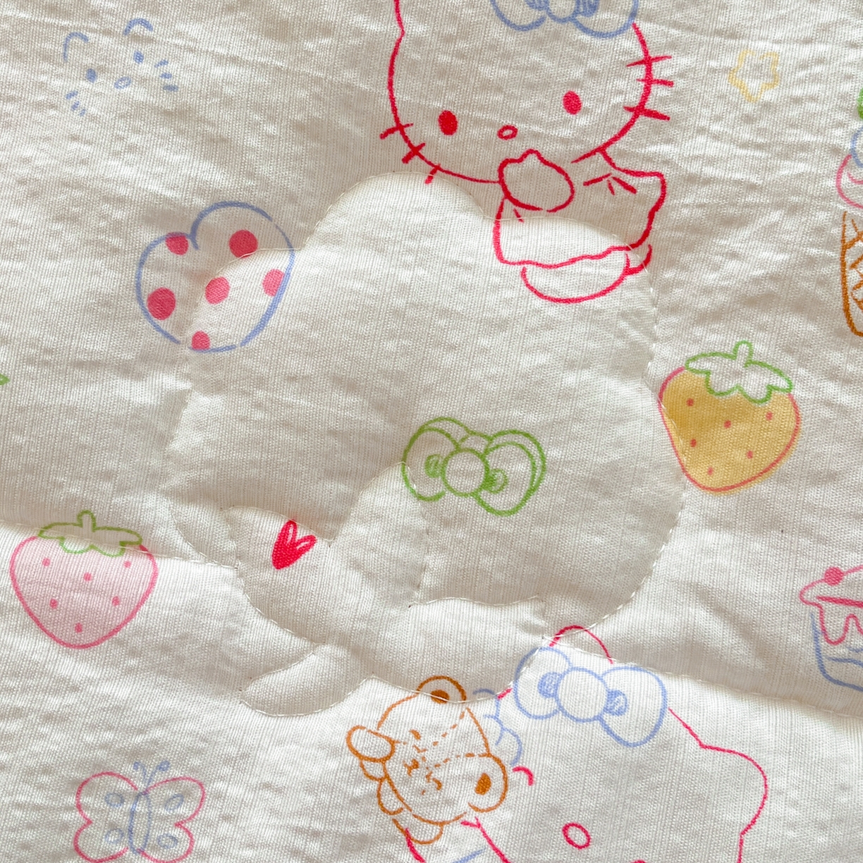 91家纺网 家纺一手货源 找家纺 优承佳生活馆 2026新款云感双层纱卡通小清新风格棉花夏被（提供买家秀） 日常猫猫