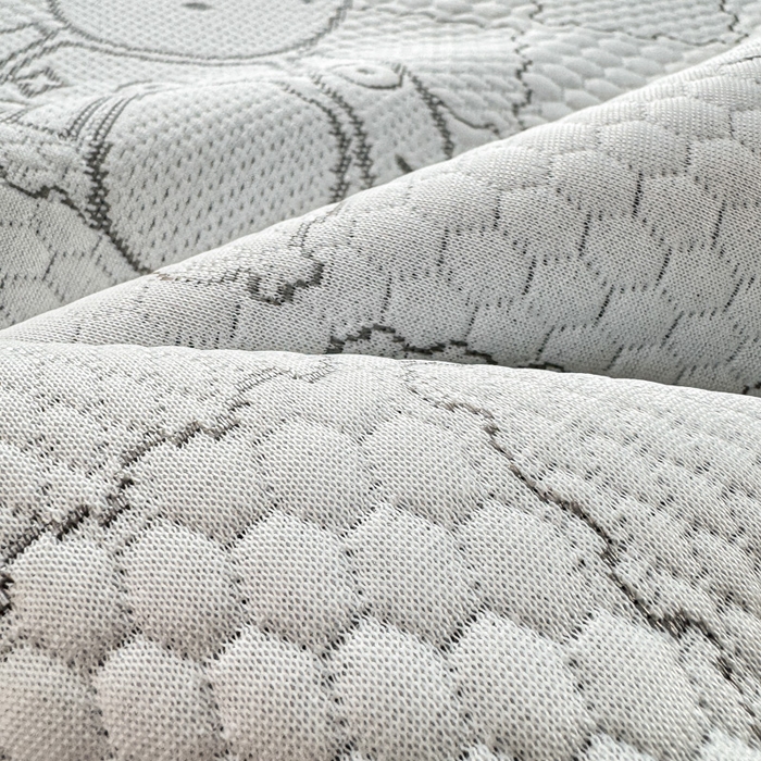 91家纺网 家纺一手货源 找家纺 爱屋及屋 2026新款冰豆豆提花凉席 浅灰