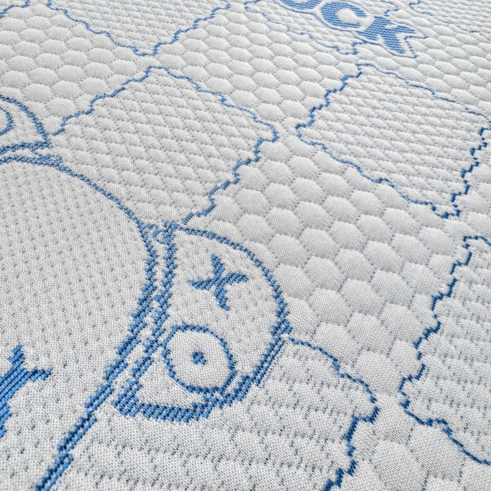 91家纺网 家纺一手货源 找家纺 爱屋及屋 2026新款冰豆豆提花凉席 天蓝