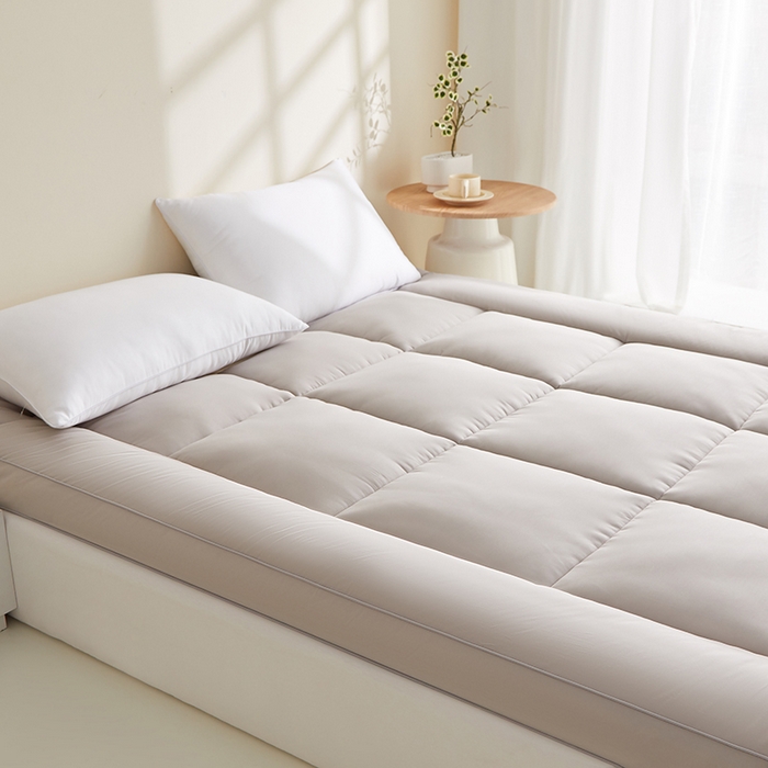 91家纺网 家纺一手货源 找家纺 蓝冰家纺 2026新款灰色立体床垫