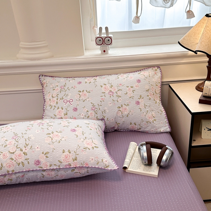 91家纺网 家纺一手货源 找家纺 （总）诺梵 2026新款高克重泡芙纱夏凉被四件套单夏被