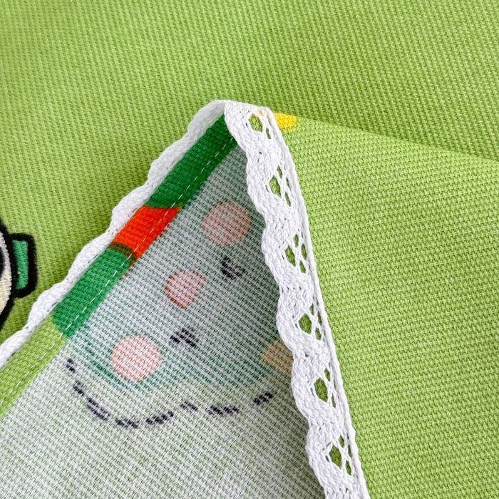 91家纺网 家纺一手货源 找家纺 仟网汇 2026新款老粗布蕾丝花边凉席席子三件套（无纺布手提包装） 恐龙家族