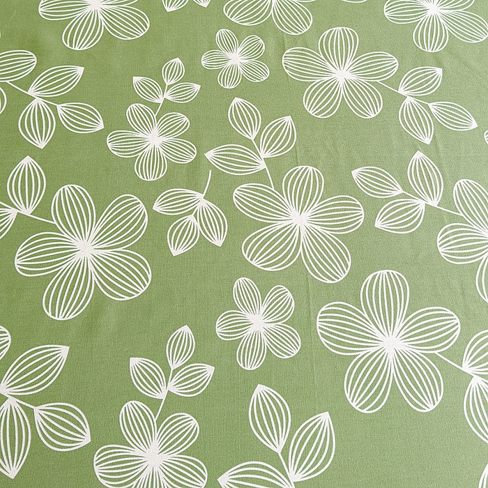 91家纺网 家纺一手货源 找家纺 仟网汇 2026新款老粗布蕾丝花边凉席席子三件套（无纺布手提包装） 绿色大花