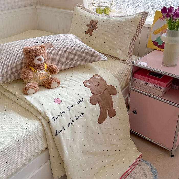 91家纺网 家纺一手货源 找家纺 （总）暖生活 2026新款工艺款全棉水洗棉夏被四件套夏凉被空调被