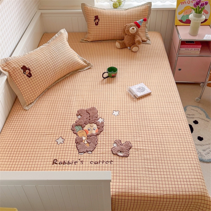 91家纺网 家纺一手货源 找家纺 暖生活 2026新款工艺款全棉水洗棉夏被四件套夏凉被空调被 萌宝星星