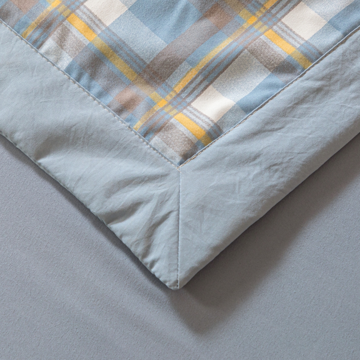 91家纺网 家纺一手货源 找家纺 寐眠 2026新款A类水洗棉棉花夏凉空调被 浅蓝芝士