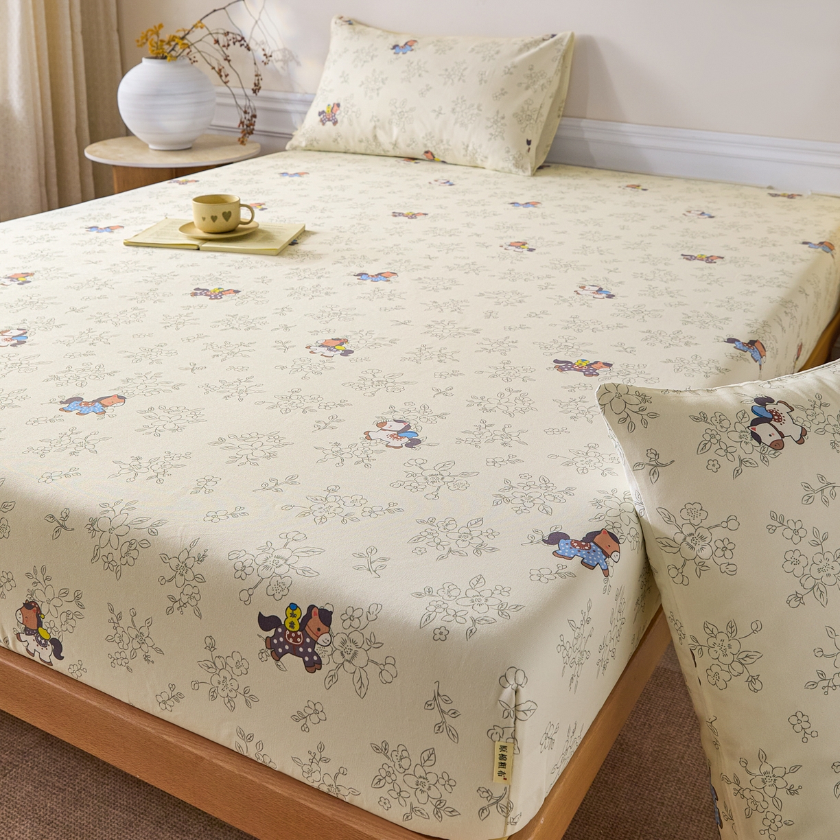 91家纺网 家纺一手货源 找家纺 （总）大元 2026新款舒适透气全棉老粗布单床笠