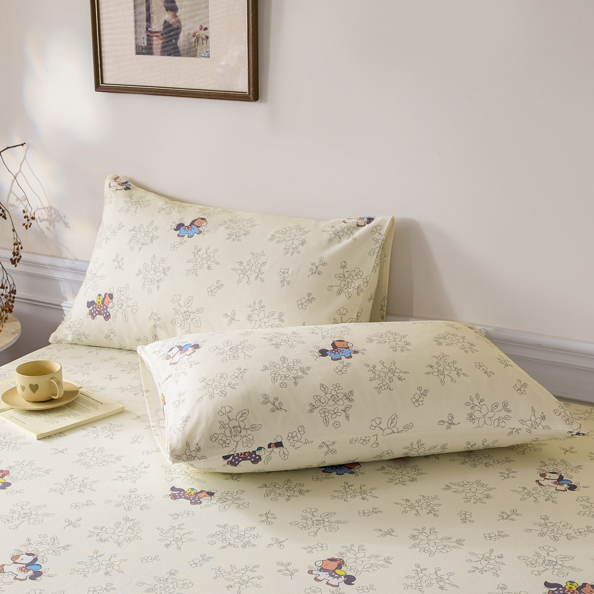 91家纺网 家纺一手货源 找家纺 （总）大元 2026新款舒适透气全棉老粗布单床笠