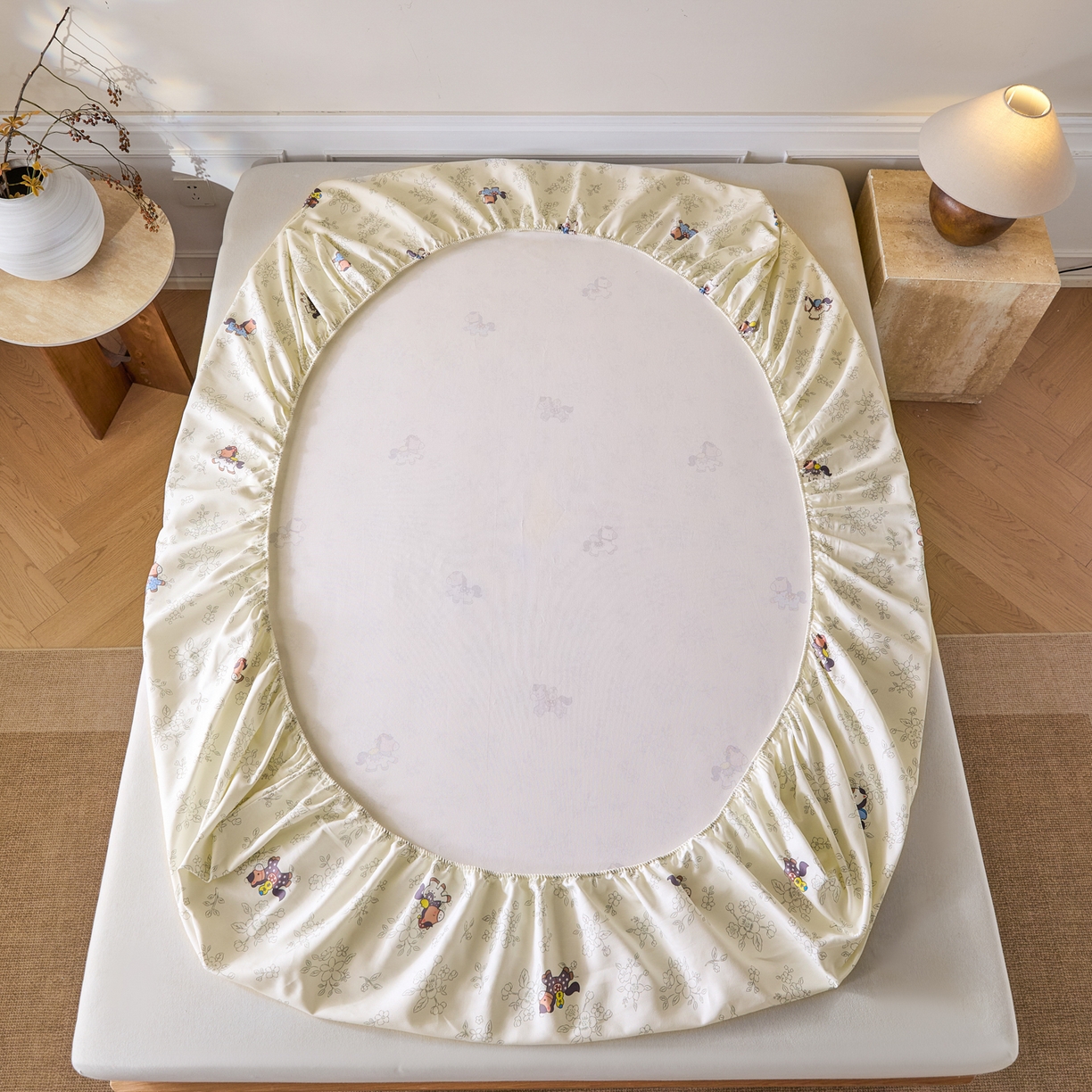 91家纺网 家纺一手货源 找家纺 （总）大元 2026新款舒适透气全棉老粗布单床笠