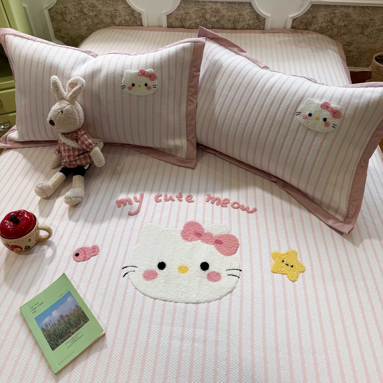 91家纺网 家纺一手货源 找家纺 （总）雅居纺家纺 2026春夏新款PE凉感提花绣花凉席席子