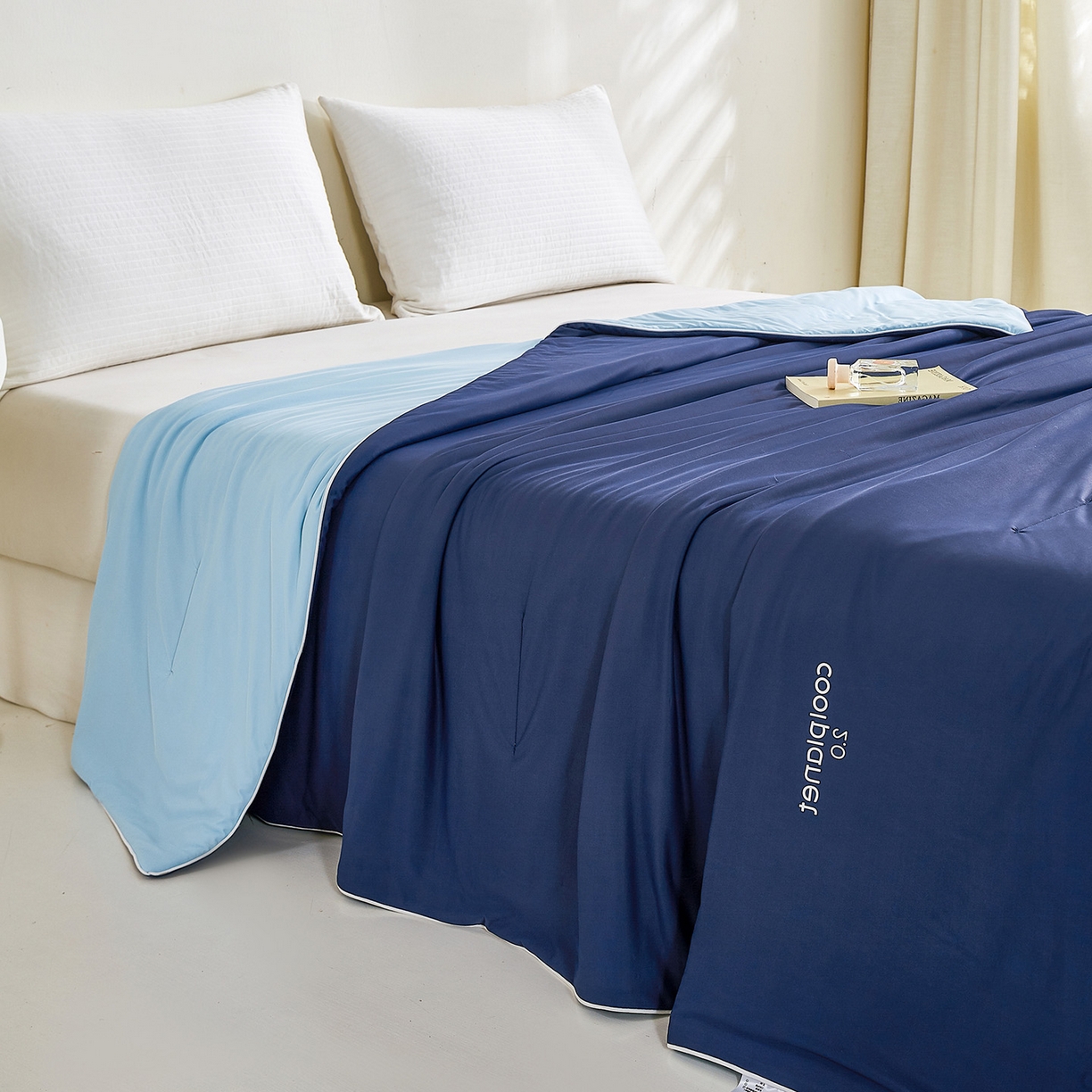 91家纺网 家纺一手货源 找家纺 （总）眠势力 2026新款锦氨凉感夏被空调被夏凉被