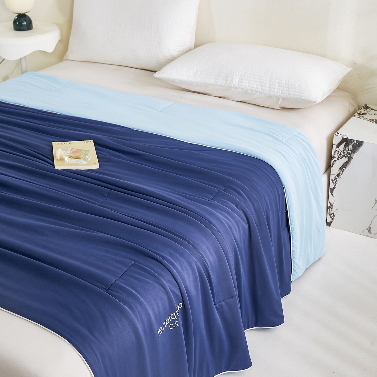 91家纺网 家纺一手货源 找家纺 （总）眠势力 2026新款锦氨凉感夏被空调被夏凉被