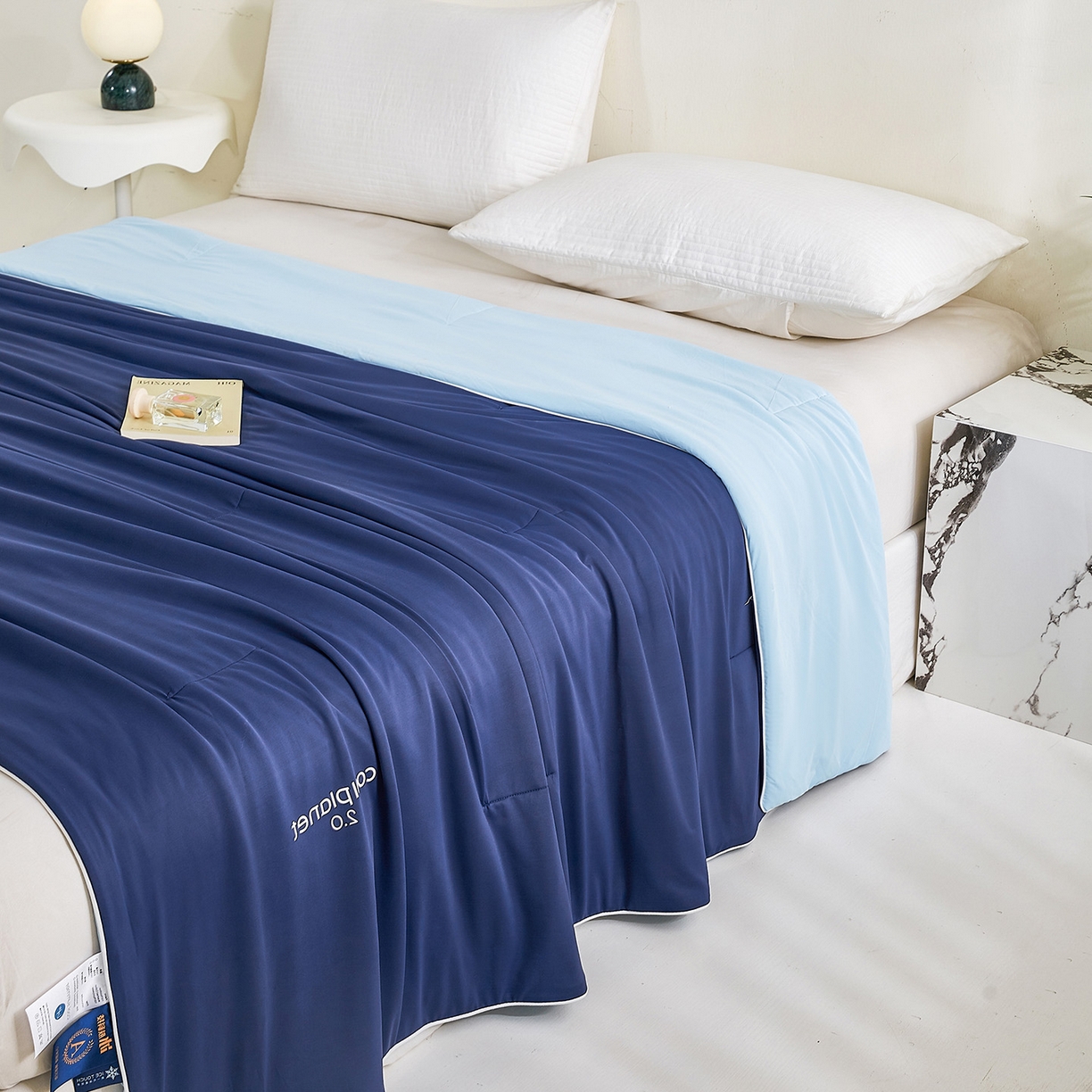 91家纺网 家纺一手货源 找家纺 （总）眠势力 2026新款锦氨凉感夏被空调被夏凉被