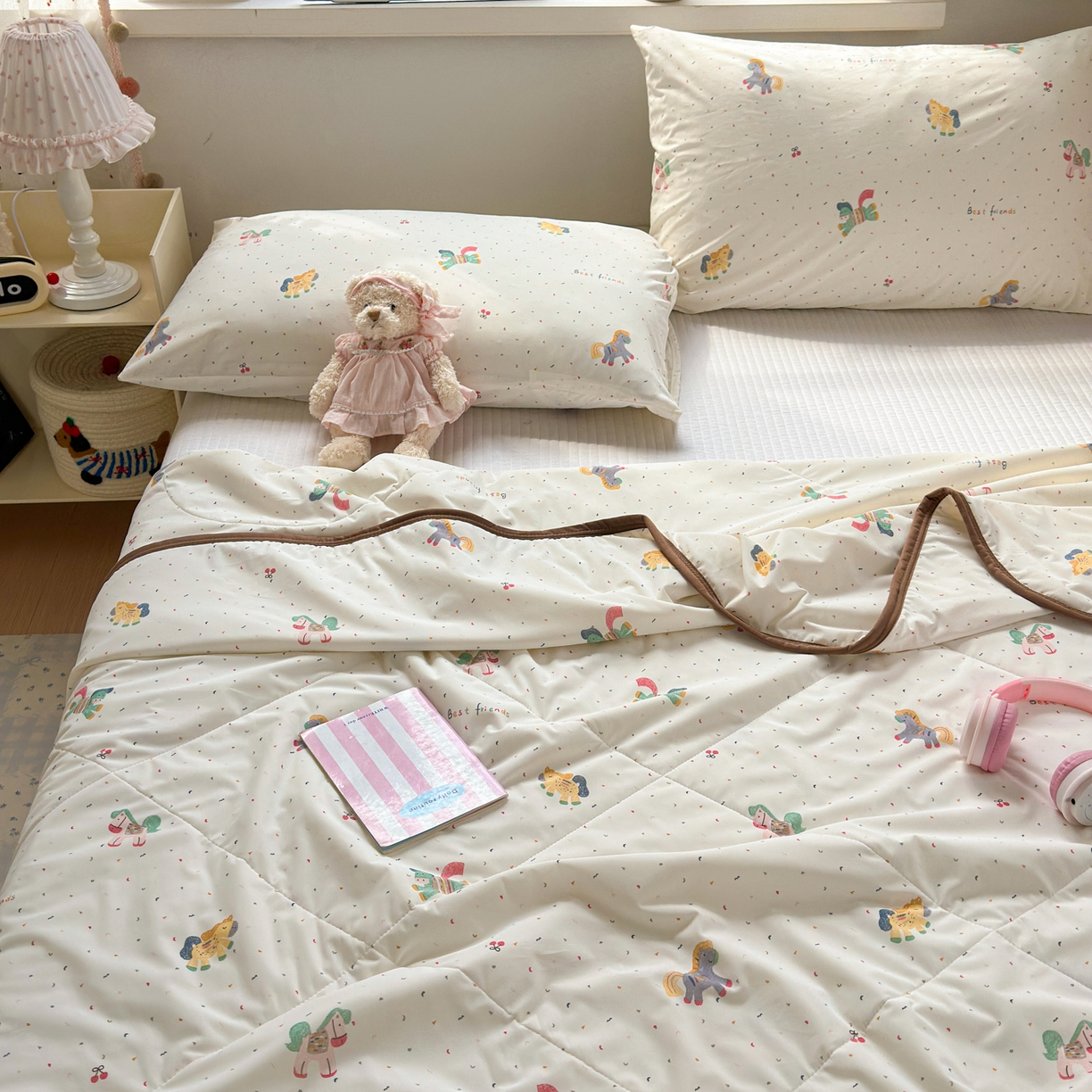 91家纺网 家纺一手货源 找家纺 （总）希诺家居 2026春夏新款仿锦氨小冰皮凉感夏被空调被