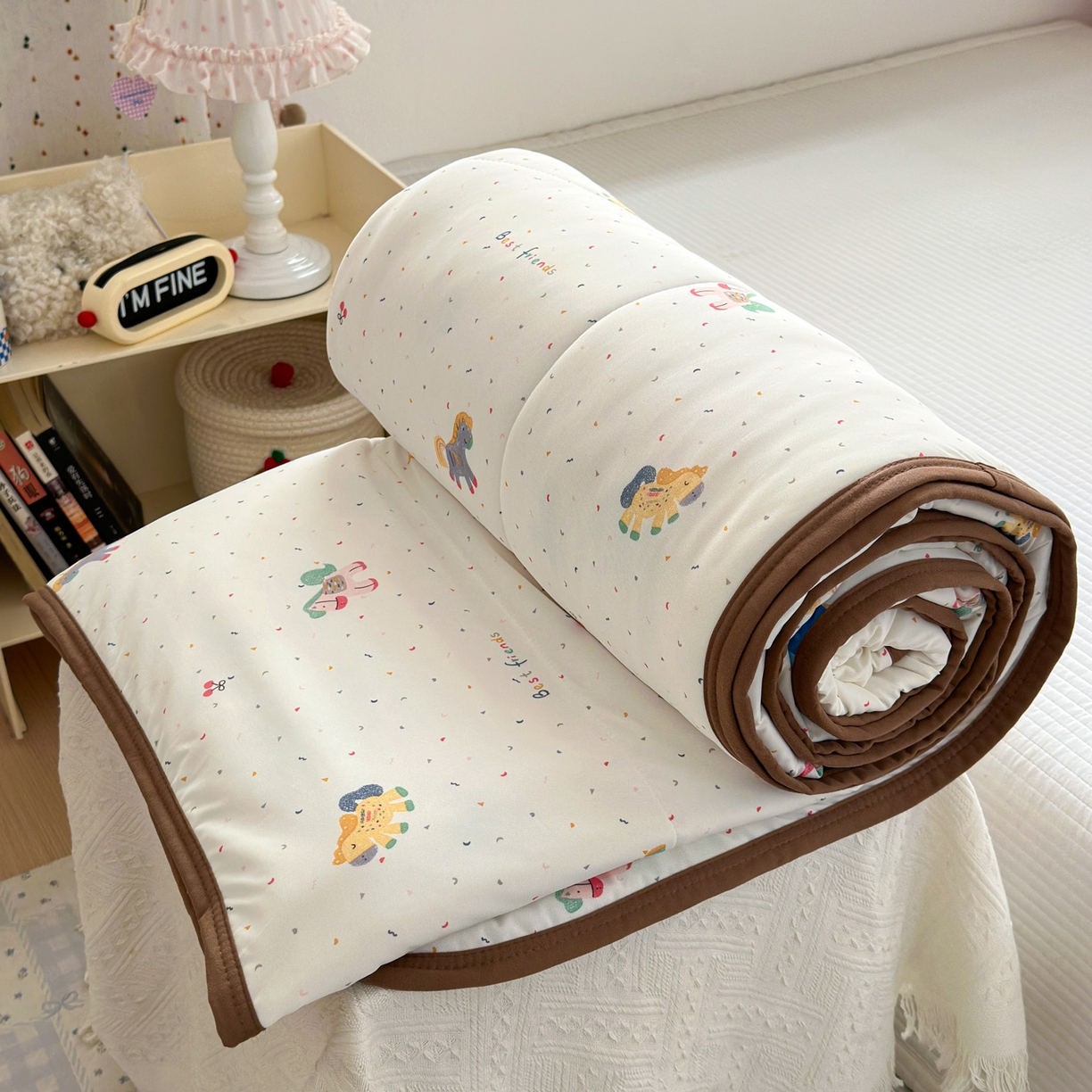 91家纺网 家纺一手货源 找家纺 （总）希诺家居 2026春夏新款仿锦氨小冰皮凉感夏被空调被