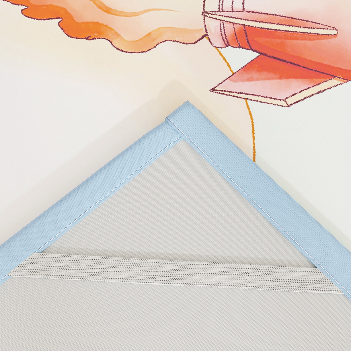 91家纺网 家纺一手货源 找家纺 奇丝雅 2026A类数码印花大版卡通冰丝凉席双人席可机洗学生宿舍空调软席三件套三明治网底 星际漫游