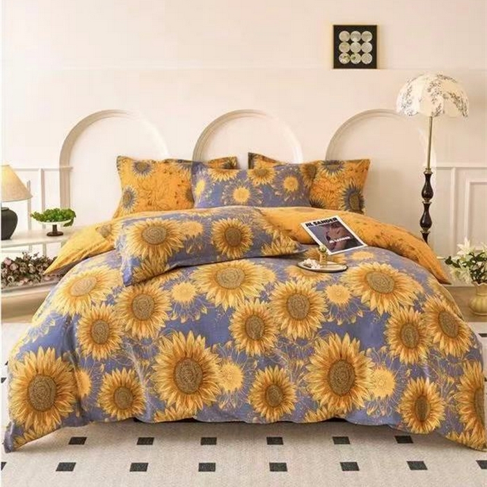 91家纺网 家纺一手货源 找家纺 （总）禧多家纺 2026新款双层纱四件套