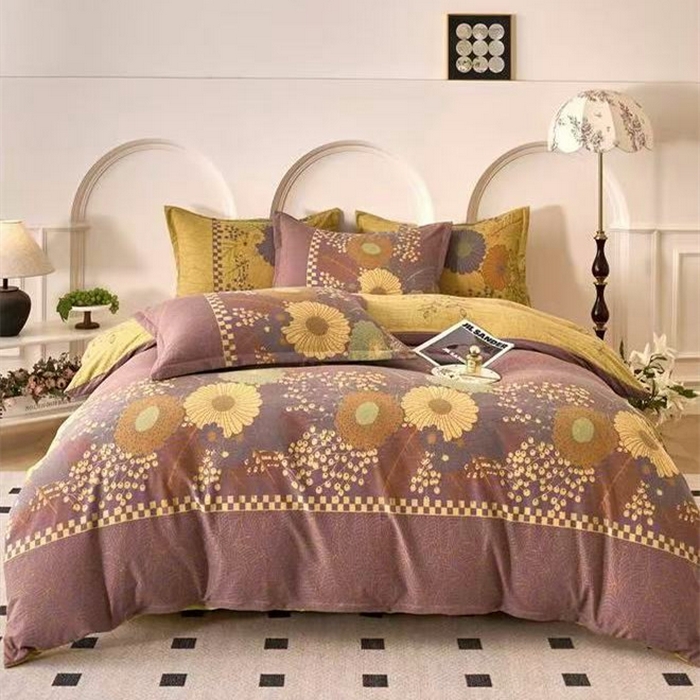 91家纺网 家纺一手货源 找家纺 （总）禧多家纺 2026新款双层纱四件套