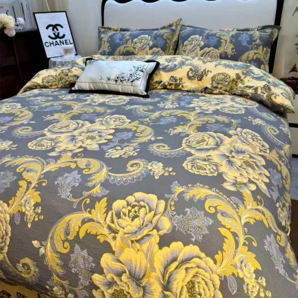 91家纺网 家纺一手货源 找家纺 （总）禧多家纺 2026新款双层纱四件套