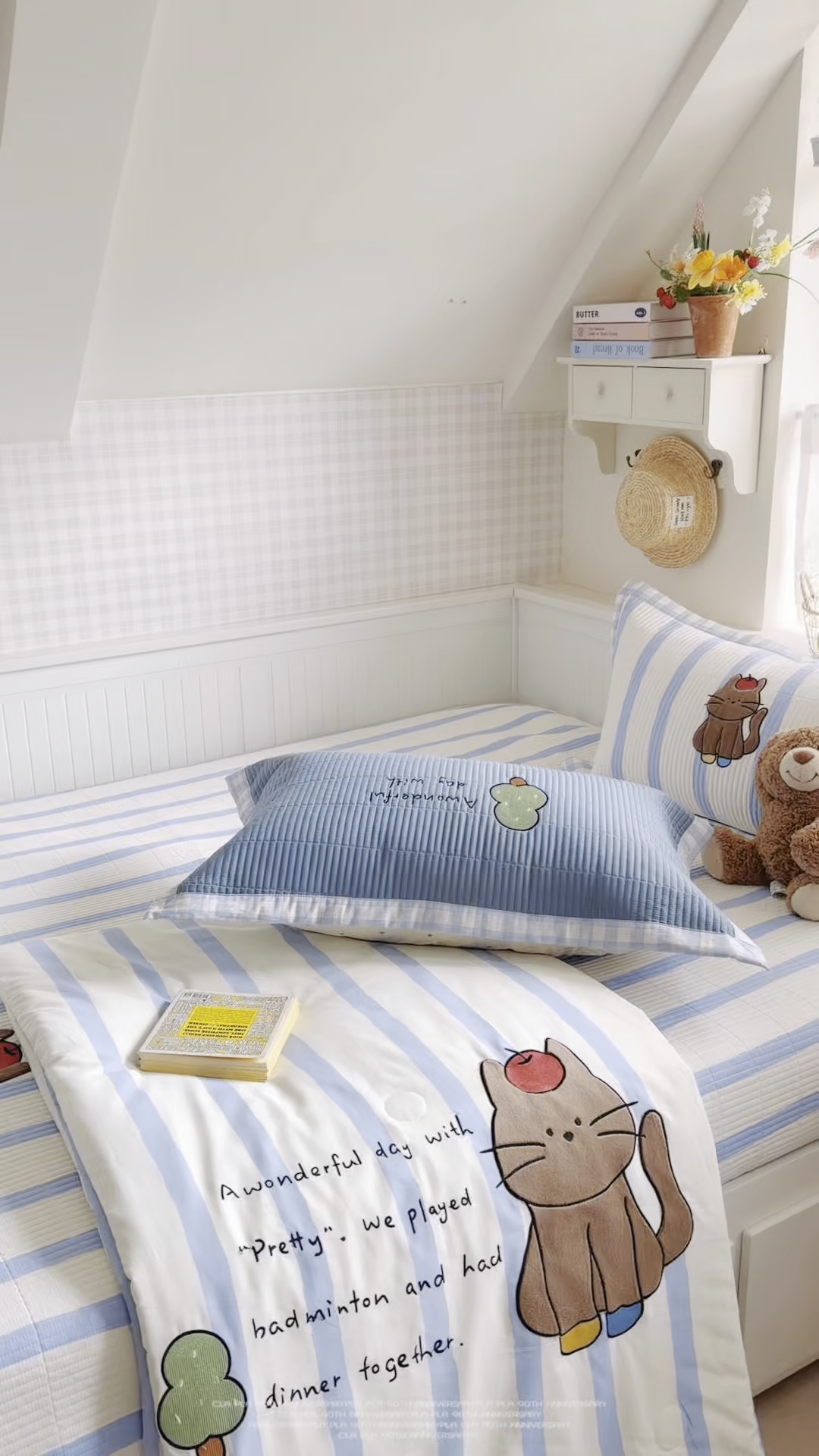 91家纺网 家纺一手货源 找家纺 暖生活 2026新款工艺款全棉水洗棉夏被四件套夏凉被空调被 小树喵