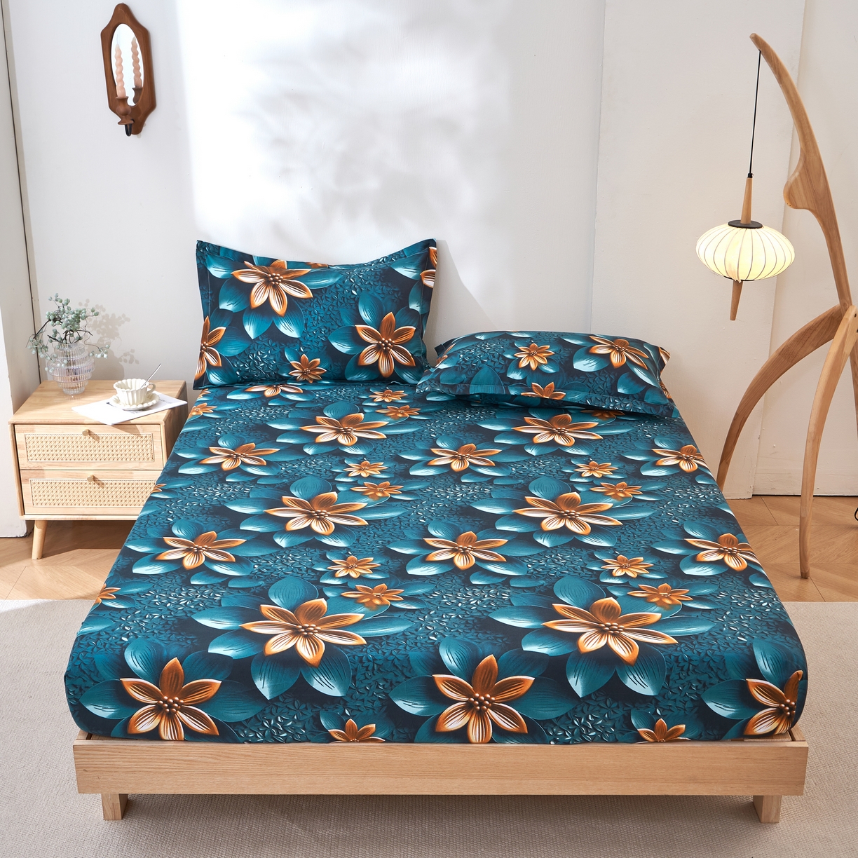 馨乐家纺 2026新款亲肤舒适印花单床笠 圆梦