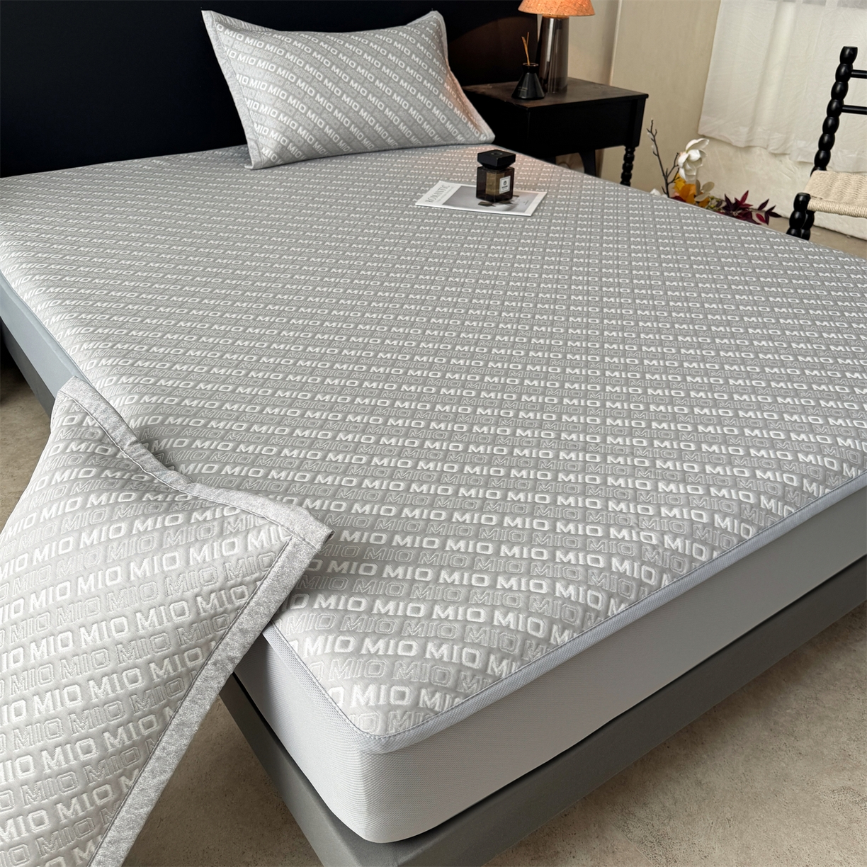 91家纺网 家纺一手货源 找家纺 （总）慕木家纺 2026新款A类高端pe双面乙纶冰豆豆凉席摩登MIO系列（提供买家秀）