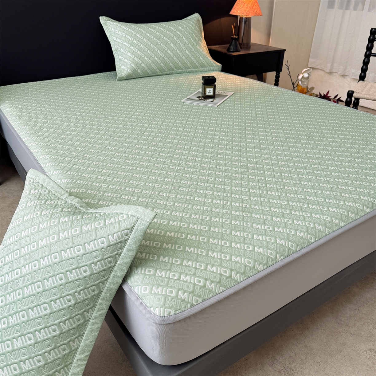 91家纺网 家纺一手货源 找家纺 （总）慕木家纺 2026新款A类高端pe双面乙纶冰豆豆凉席摩登MIO系列（提供买家秀）