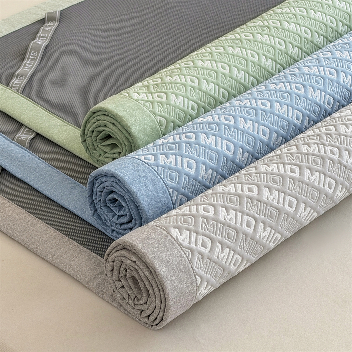 91家纺网 家纺一手货源 找家纺 （总）慕木家纺 2026新款A类高端pe双面乙纶冰豆豆凉席摩登MIO系列（提供买家秀）