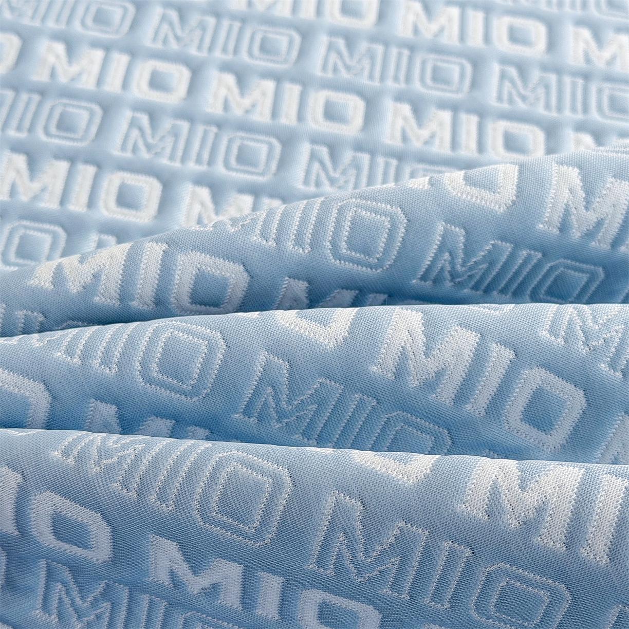 91家纺网 家纺一手货源 找家纺 慕木家纺 2026新款A类高端pe双面乙纶冰豆豆凉席摩登MIO系列（提供买家秀） 摩登MIO-蓝床席款