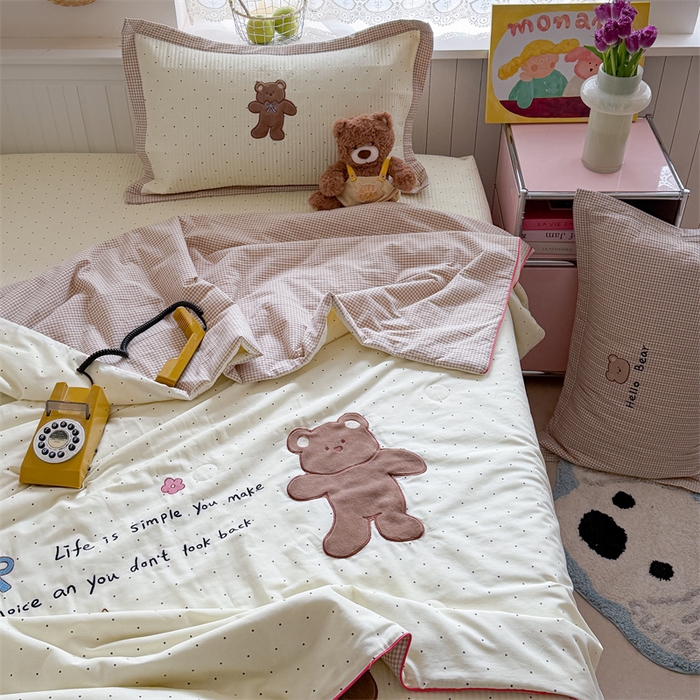 91家纺网 家纺一手货源 找家纺 （总）暖生活 2026新款工艺款全棉水洗棉床盖单品床盖床盖单件