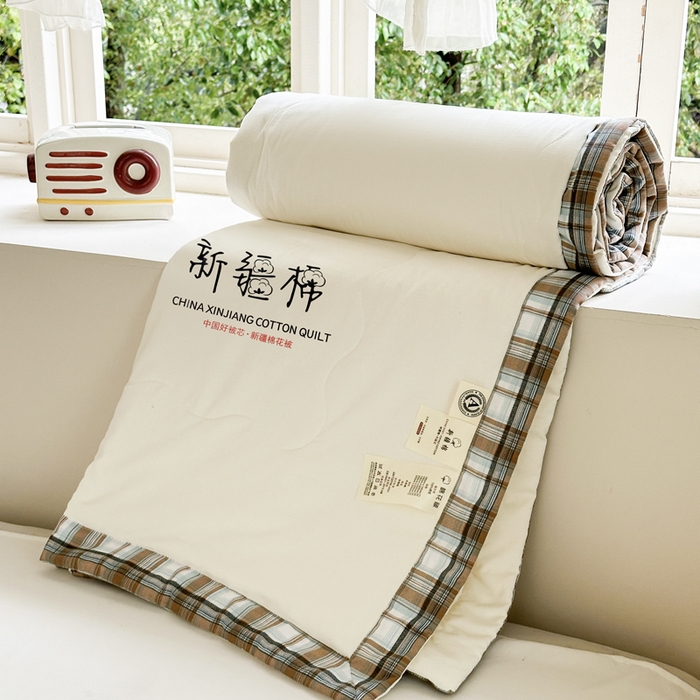 91家纺网 家纺一手货源 找家纺 （总）蓝雀翎 2026新款水洗棉100%棉花夏被夏凉被空调被包检测