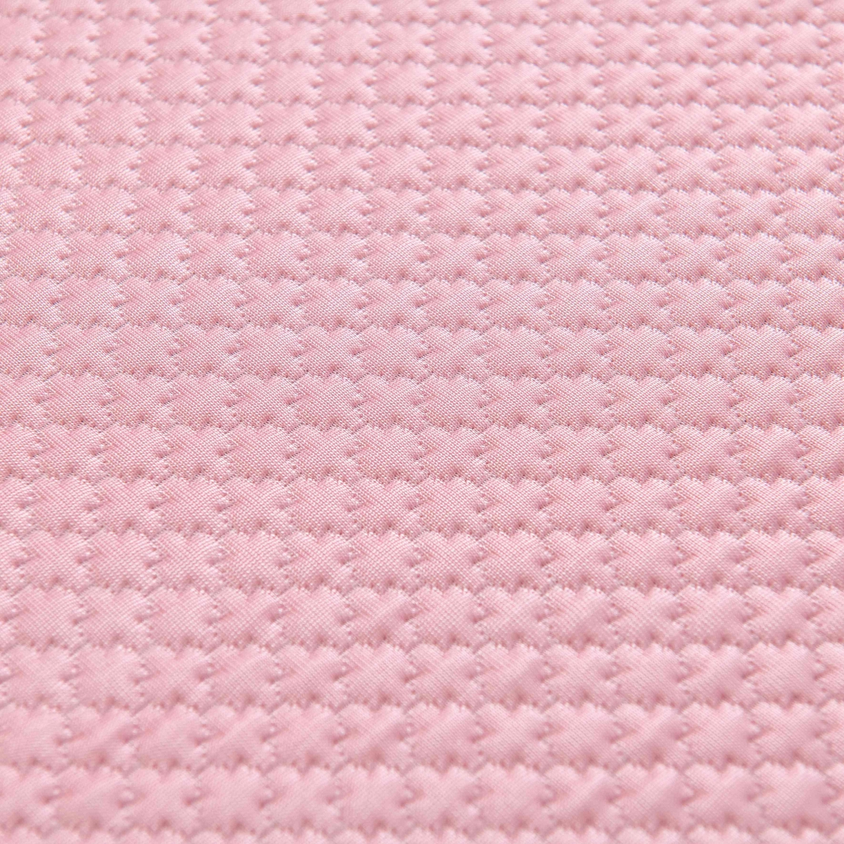 91家纺网 家纺一手货源 找家纺 梵克保罗 2026春夏新款凉感豆豆席极简织带平席款凉席极简贴边款 极简粉