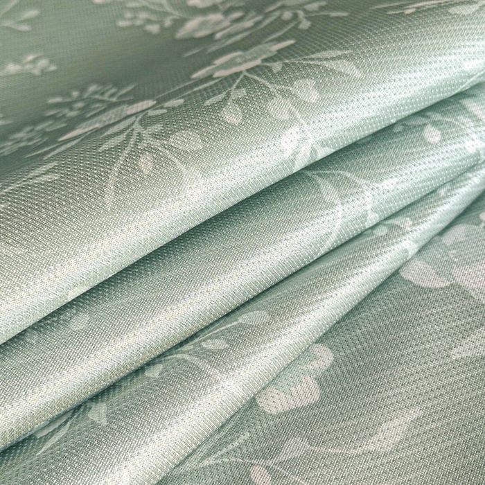 91家纺网 家纺一手货源 找家纺 可恩欣 2026新款冰丝提花软床笠单品床笠床笠单件 阑珊--绿