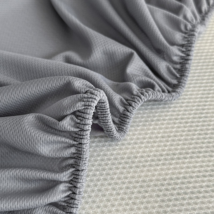 91家纺网 家纺一手货源 找家纺 可恩欣 2026新款冰丝提花软床笠单品床笠床笠单件 轻叶-绿