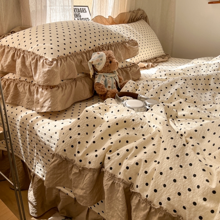 91家纺网 家纺一手货源 找家纺 （总）欧尚 2026新款床盖款花边夏被四件套