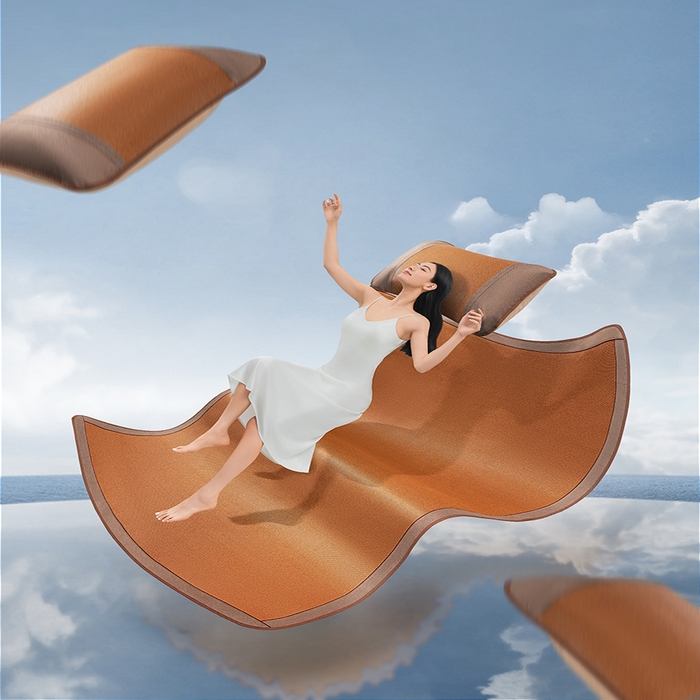 91家纺网 家纺一手货源 找家纺 （总）可恩欣 2026新款双面植物藤席凉席席子