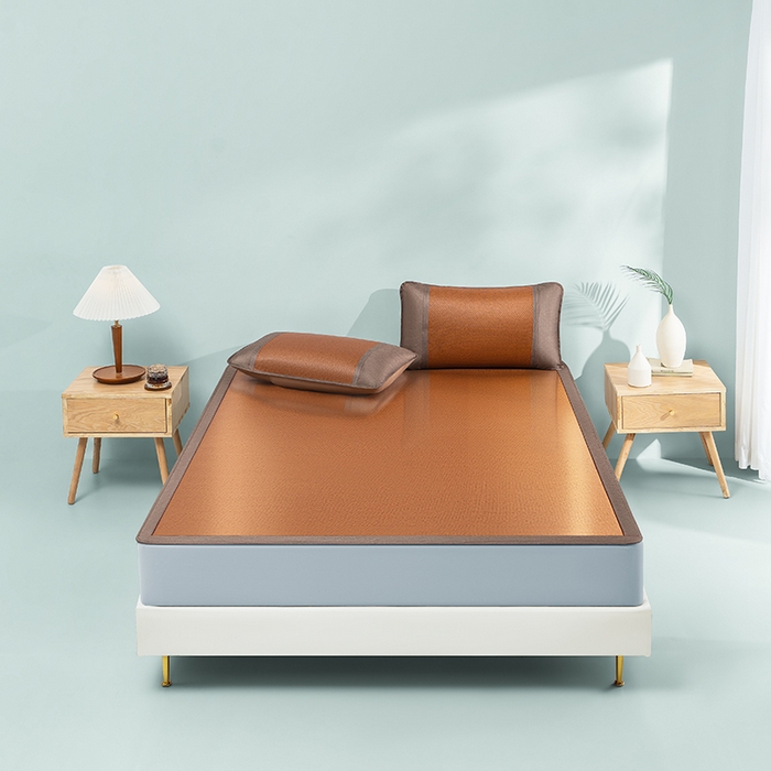 可恩欣 2026新款双面植物藤席凉席席子 天然棕-床笠款